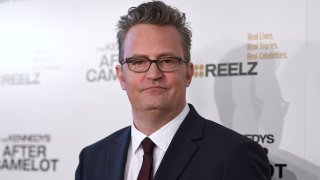 In this March 15, 2017, file photo, Matthew Perry arrives at a special screening of "The Kennedys - After Camelot" at The Paley Center for Media in Beverly Hills, California.