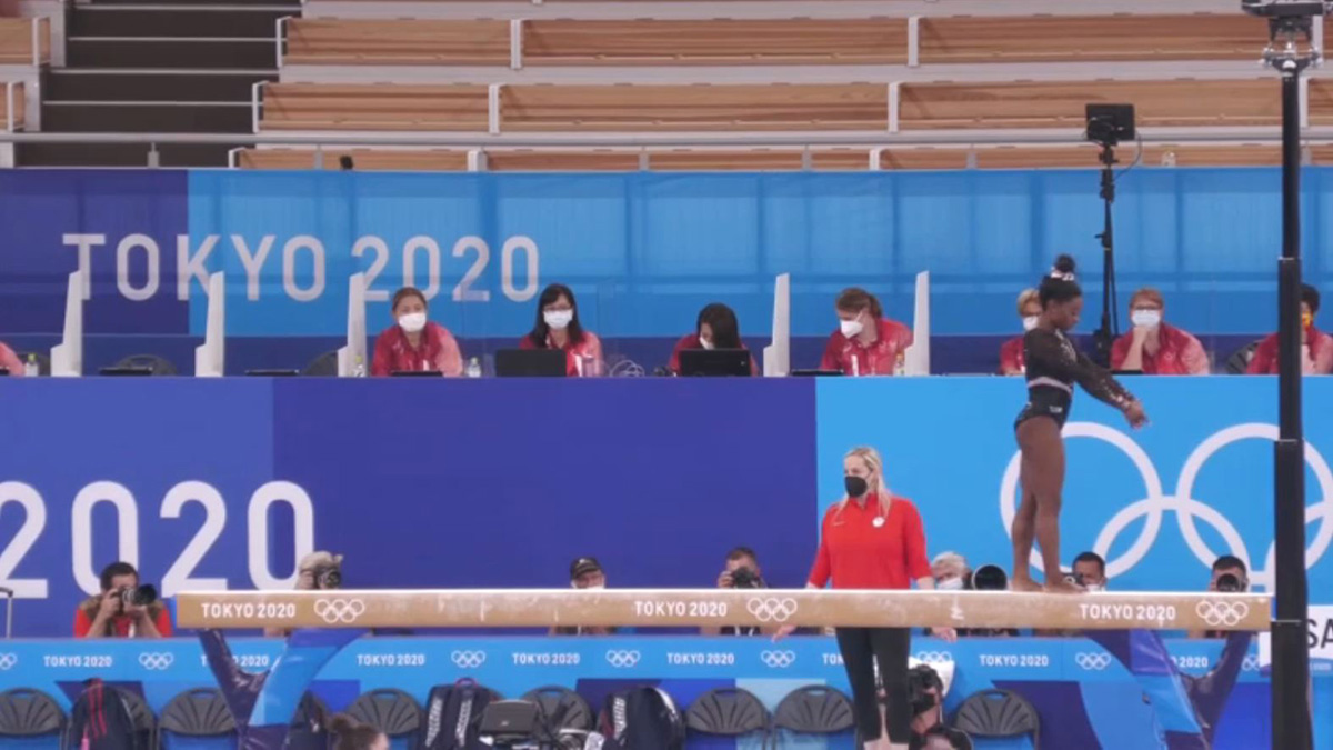 Team USA Gymnastics Holds Practice at Venue Ahead of Tokyo ...