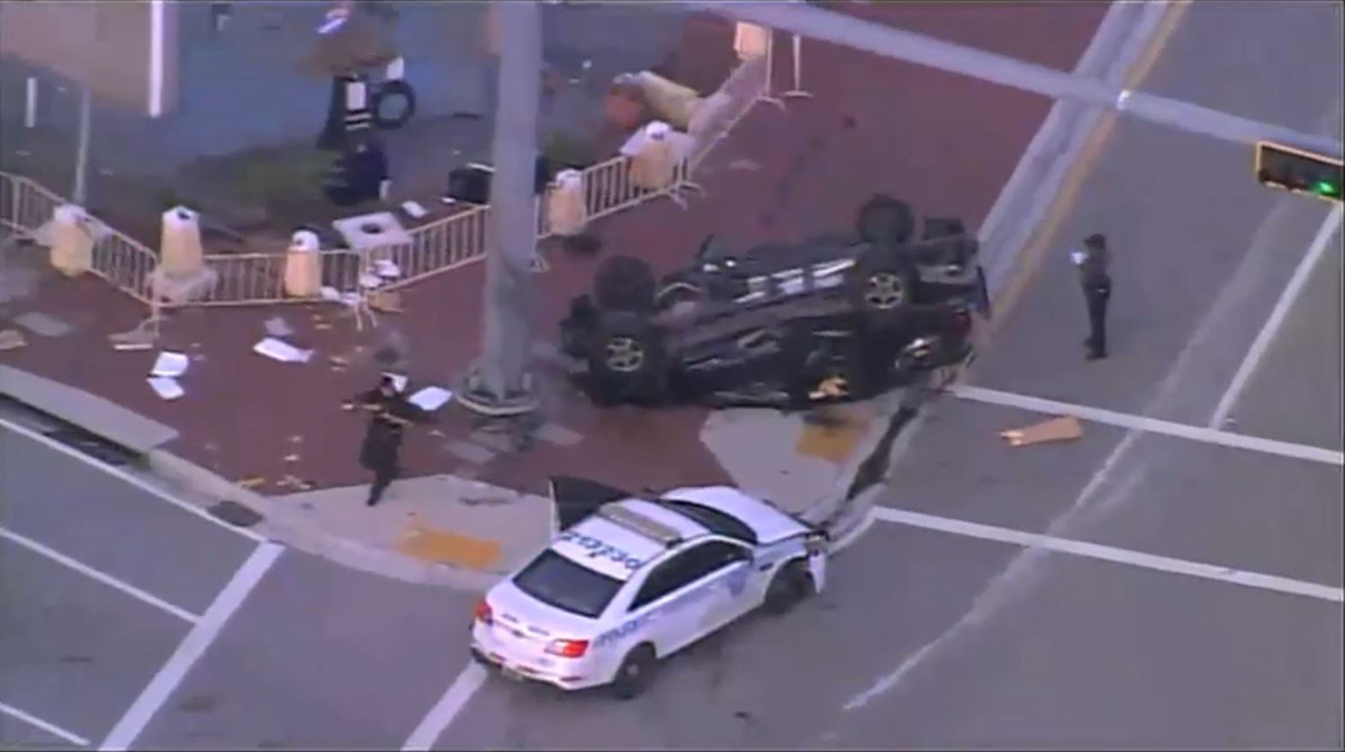 2 Miami Police Officers Hospitalized After Rollover Crash – NBC 6 South ...