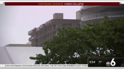 Crews Watching Tropics During Rescue Operations in Condo Collapse