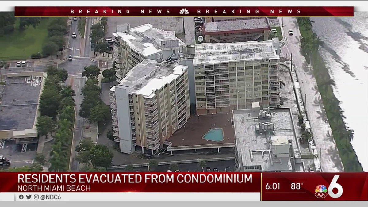 Residents Evacuated After North Miami Beach Condo Deemed Unsafe NBC 6