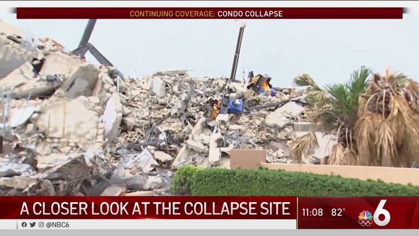 A Closer Look at the Surfside Collapse Site