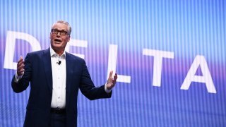 Ed Bastian, chief executive officer of Delta Air Lines Inc., speaks during a keynote at CES 2020 in Las Vegas, Nevada, U.S., on Tuesday, Jan. 7, 2020.