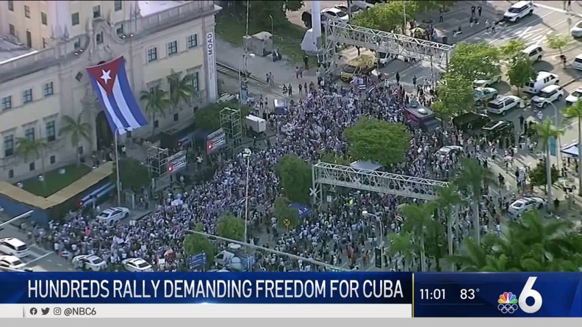 Demands For Cuban Freedom Ring Loud in Multiple Rallies in South Florida and Washignton, D.C.