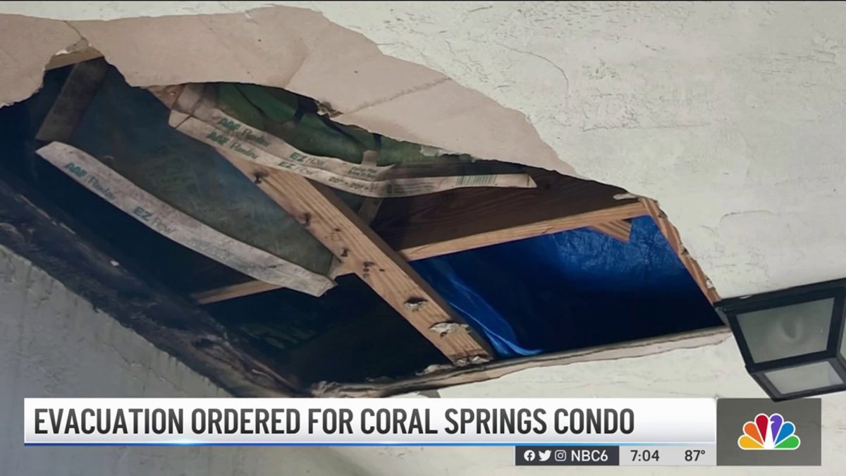 Evacuation Ordered for Coral Springs Condo NBC 6 South Florida