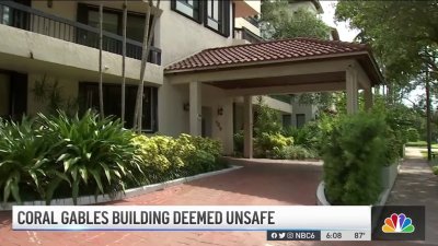 With Less Than a Day To Evacuate Unsafe Coral Gables Building, Residents Still Home