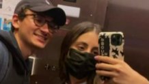 Ilan Naibryf and Deborah Berezdivin at Champlain Towers