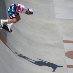Jake Ilardi of the United States competes in the men's street skateboarding at the 2020 Olympics on July 25, 2021, in Tokyo, Japan.