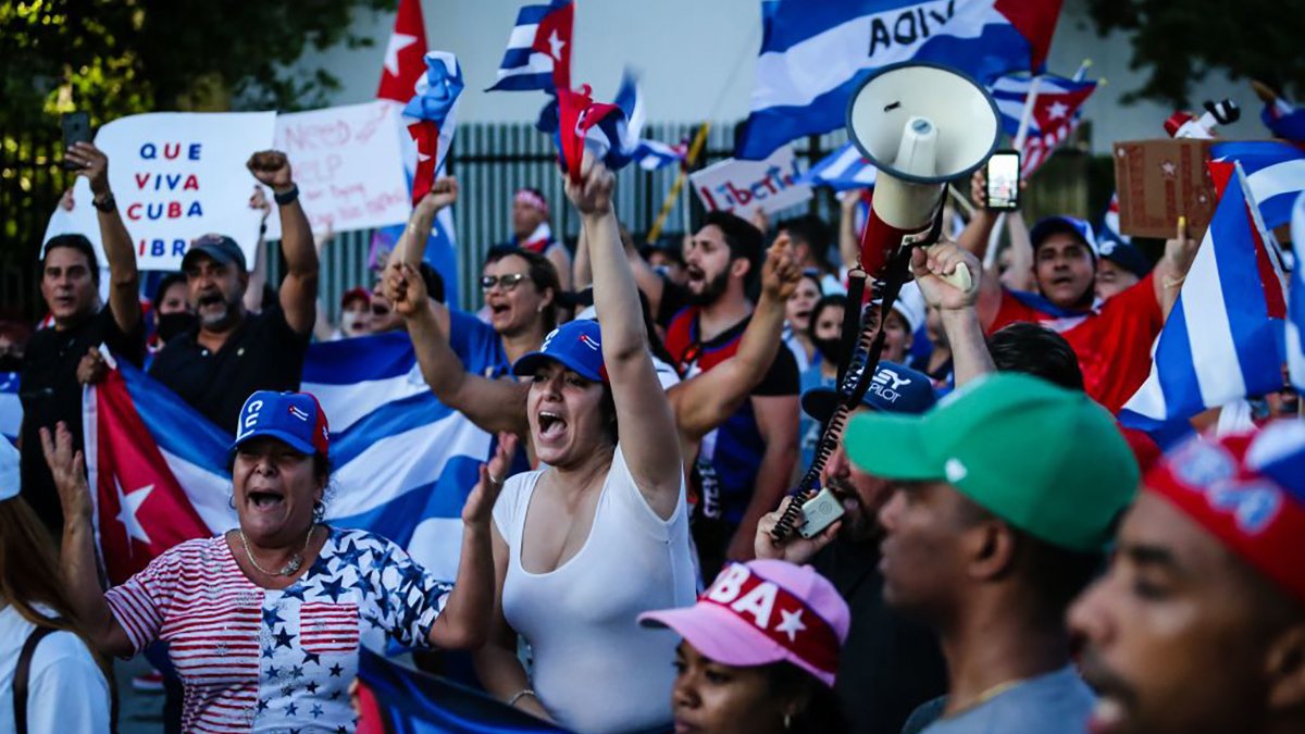 “Communism Needs to Die”: Thousands Join Latest South Florida Protest ...