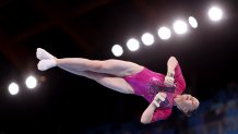Vladislava Urazova of Team ROC competes on balance beam during the Women's All-Around Final on day six of the Tokyo 2020 Olympic Games at Ariake Gymnastics Centre on July 29, 2021 in Tokyo, Japan.
