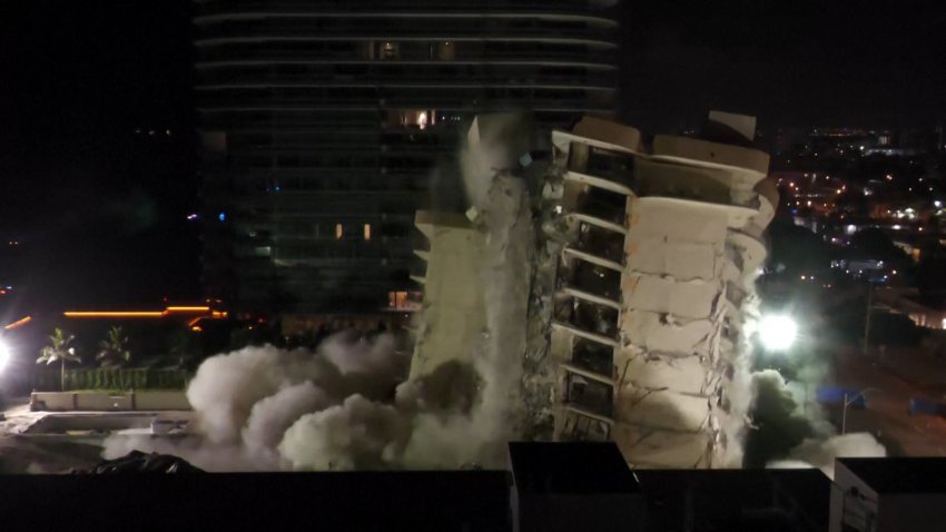Remaining Part Champlain Towers South Demolished