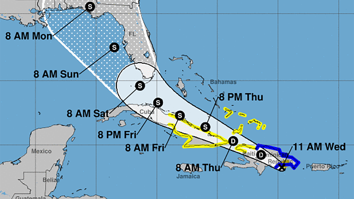 Tropical Storm Fred Moves Toward Dominican Republic, Florida Still in Cone of Concern - Vimarsana News