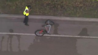 A young man was killed after he was struck by a car while riding a bicycle in Plantation early Monday, officials said.