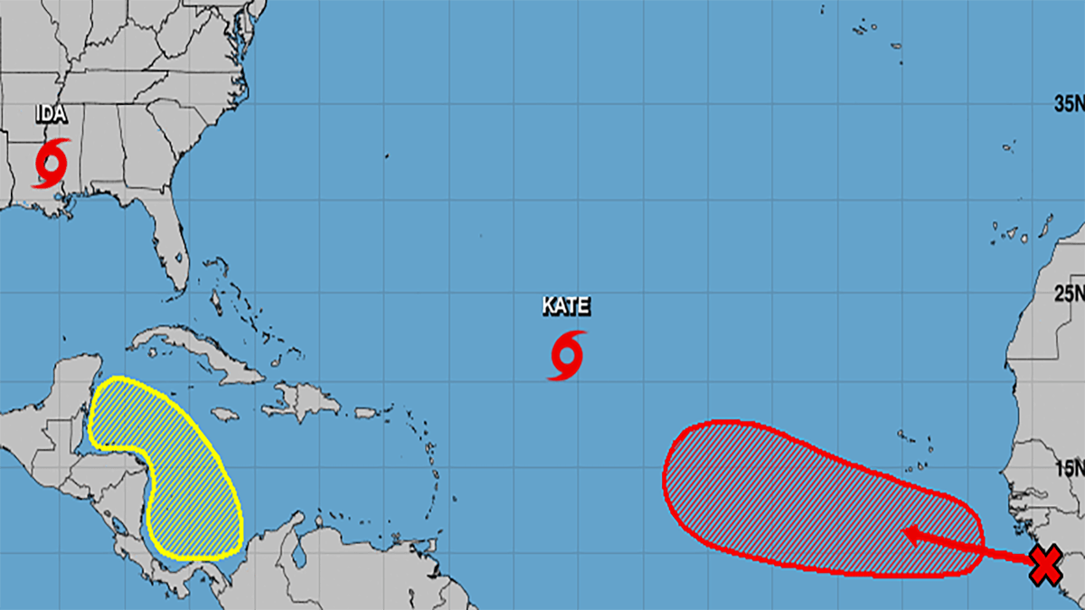 Tropical Storm Kate Forms; No Expected Impact for U.S.: NHC – NBC 6 ...
