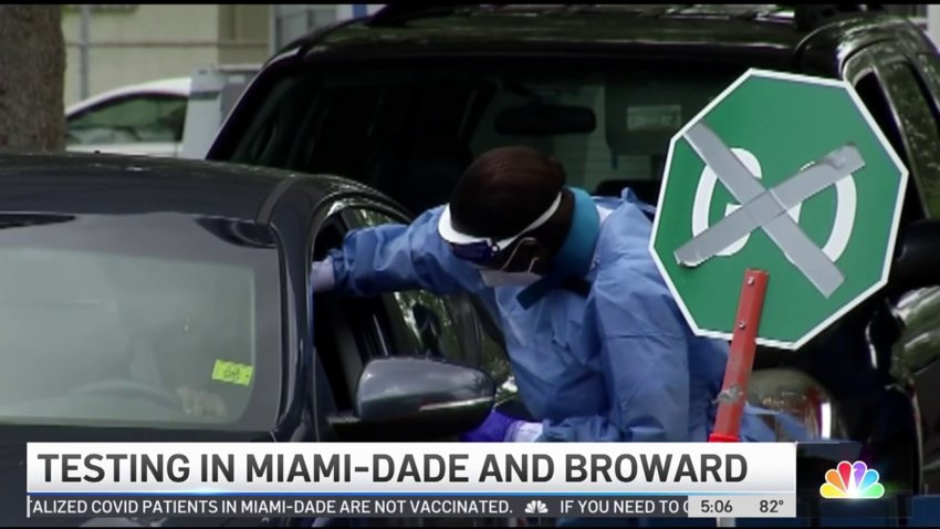 COVID Testing Back Across South Florida Due to Delta Variant