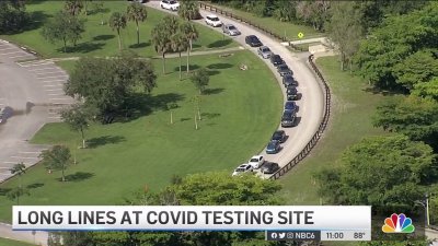 New COVID Testing Sites Open Amid Long Lines and Record Cases