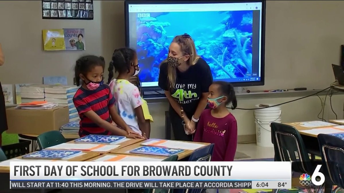 Broward Students Return to Classes Wednesday for 1st Day of School