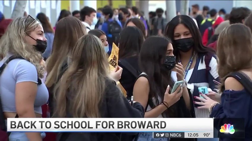 Schools in Broward Back in Session With Mask Mandates