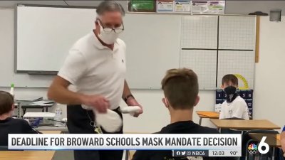 Deadline for Broward Schools Mask Mandate Decision