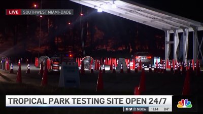 Tropical Park COVID Testing Site Open 24/7 Due To Increased Demand