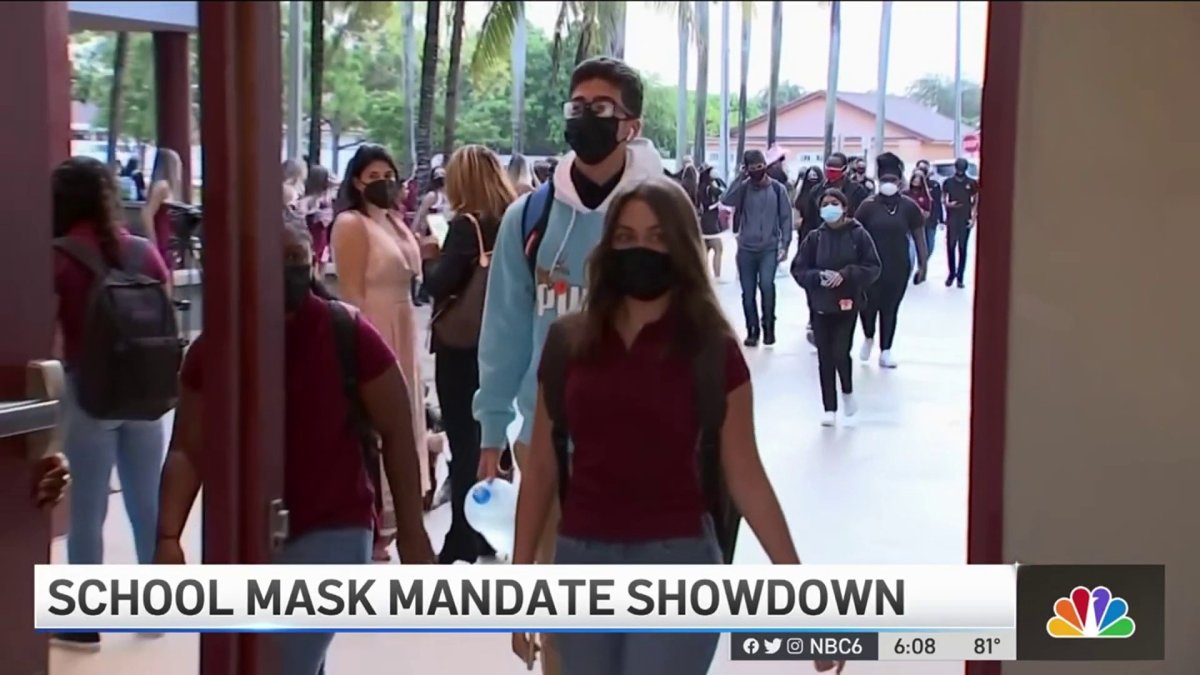 Broward Schools Stick With Mask Mandate Despite Funding Cuts – NBC 6 ...
