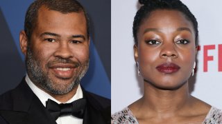 Jordan Peele, left, and Nia DaCosta