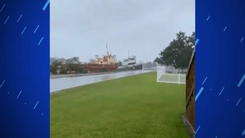 WATCH: Boats Crash into Each Other as Hurricane Ida Moves Through Louisiana