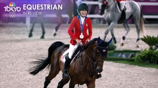 Jessica Springsteen and her horse ride the victory lap with a silver medal