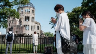 Atomic Bomb Dome hiroshima anniversarry