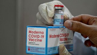 Moderna Covid-19 coronavirus vaccine donated by the US