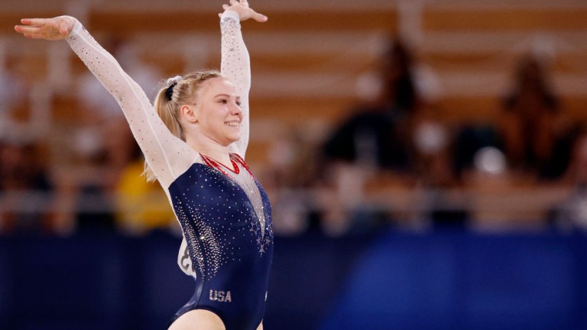 Jade Carey Takes Gold in Spectacular Floor Performance