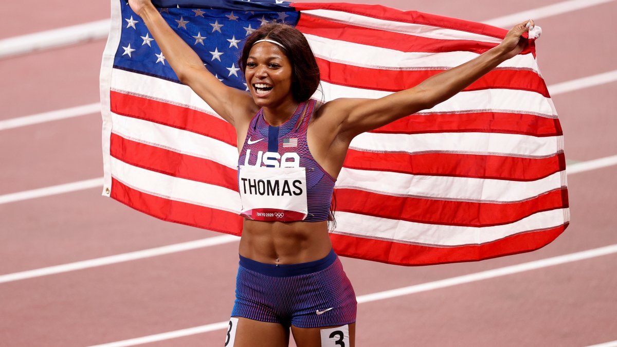 US Track Star Gabby Thomas Reacts to Fans Comparing Her to Wonder Woman ...