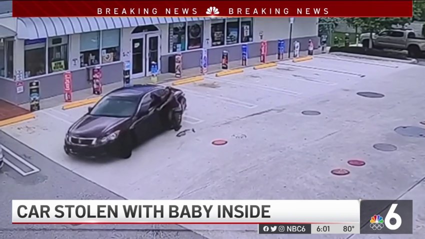 Search for Suspect After Car Stolen With Baby Inside