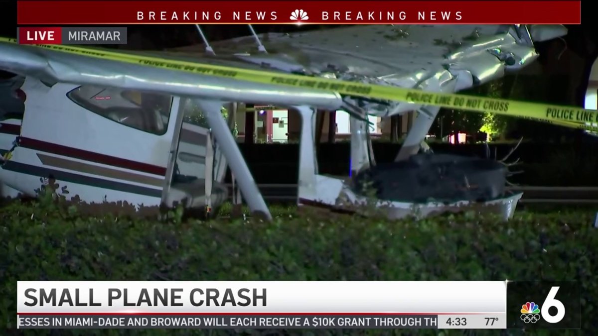 Two Hospitalized After Small Plane Crash in Miramar – NBC 6 South Florida