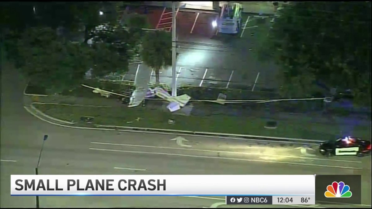 Two Hospitalized After Small Plane Crashes in Miramar – NBC 6 South Florida