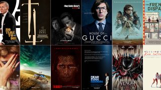 Combination photo of the movie posters for films debuting in Fall.