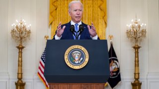 President Joe Biden delivers remarks on the economy in the East Room of the White House, Thursday, Sept. 16, 2021, in Washington.