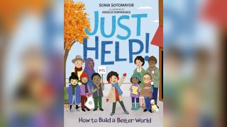 This cover image released by Penguin Young Readers shows "Just Help!" by Supreme Court Justice Sonia Sotomayor.