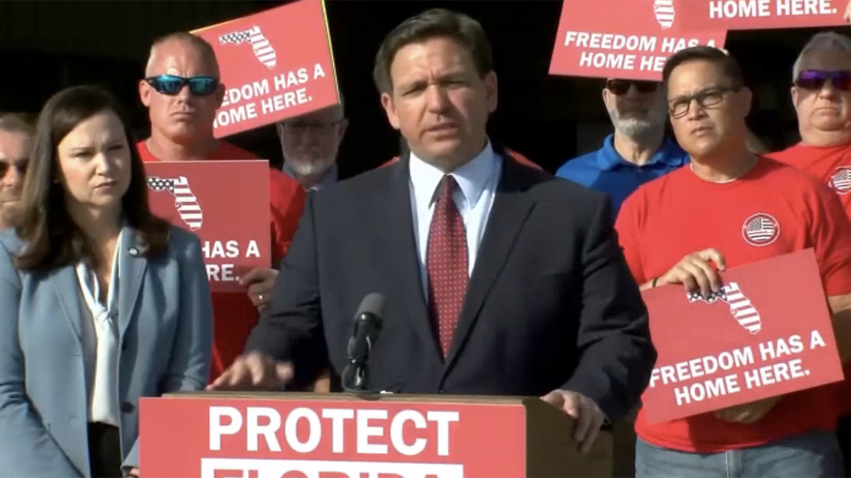Florida Gov. DeSantis Book ‘The Courage to Be Free' Coming in February