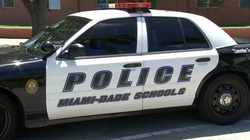 File image of a Miami-Dade Schools Police car