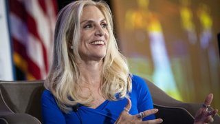 Lael Brainard, governor of the U.S. Federal Reserve, speaks during the National Association of Business Economics (NABE) annual meeting in Arlington, Virginia, on Monday, Sept. 27, 2021.