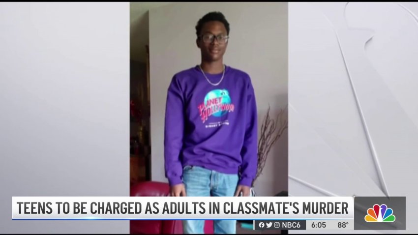 Teens to Be Charged as Adults in Classmate's Murder