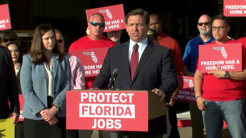 DeSantis Calls for Special Session to Fight Federal Vaccine Mandates