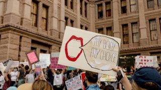 Demonstrators Attend Women's March To Defend Reproductive Rights
