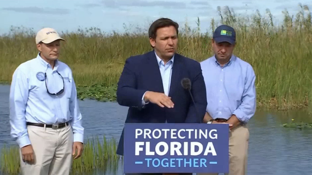 DeSantis Reups Florida Environment Pledge Made 4 Years Ago