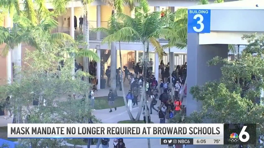 Mask Mandate No Longer Required at Broward Schools