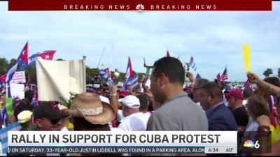 Rally in Support for Cuba Protest