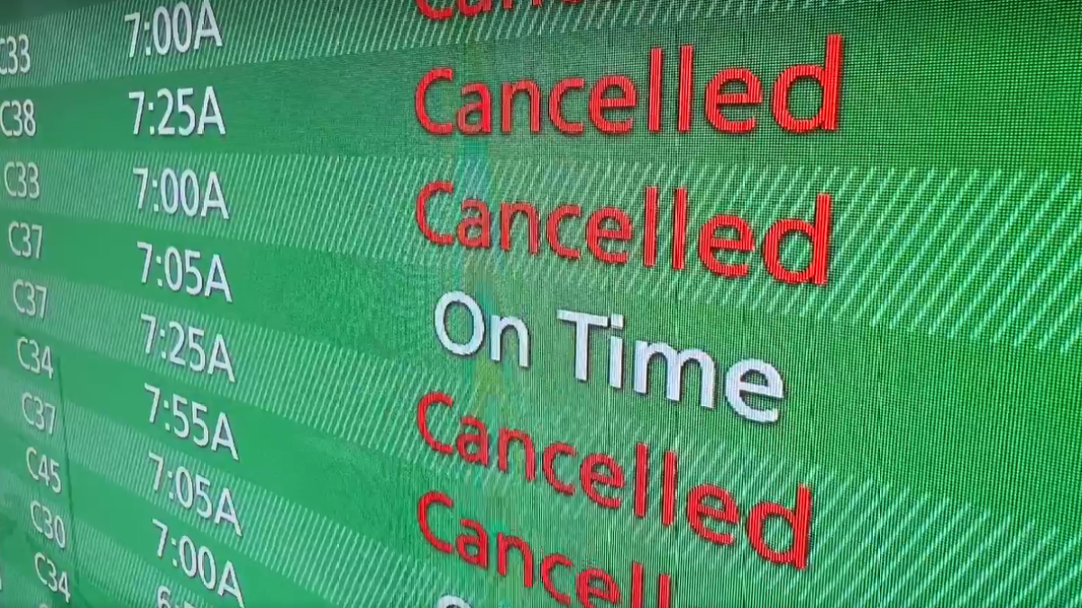 200+ Flights Canceled at South Florida Airports as Winter Storm Batters