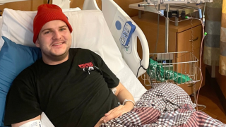 Jim O'Brien during his cancer battle.
