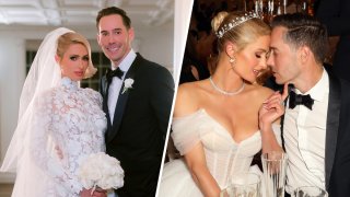 Paris Hilton and her beau, Carter Reum, married in a Nov. 11, 2021, ceremony.